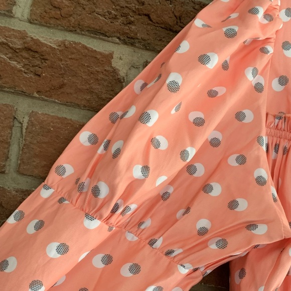 UO X Eggie orange Zen button front mini dress - Picture 6 of 10